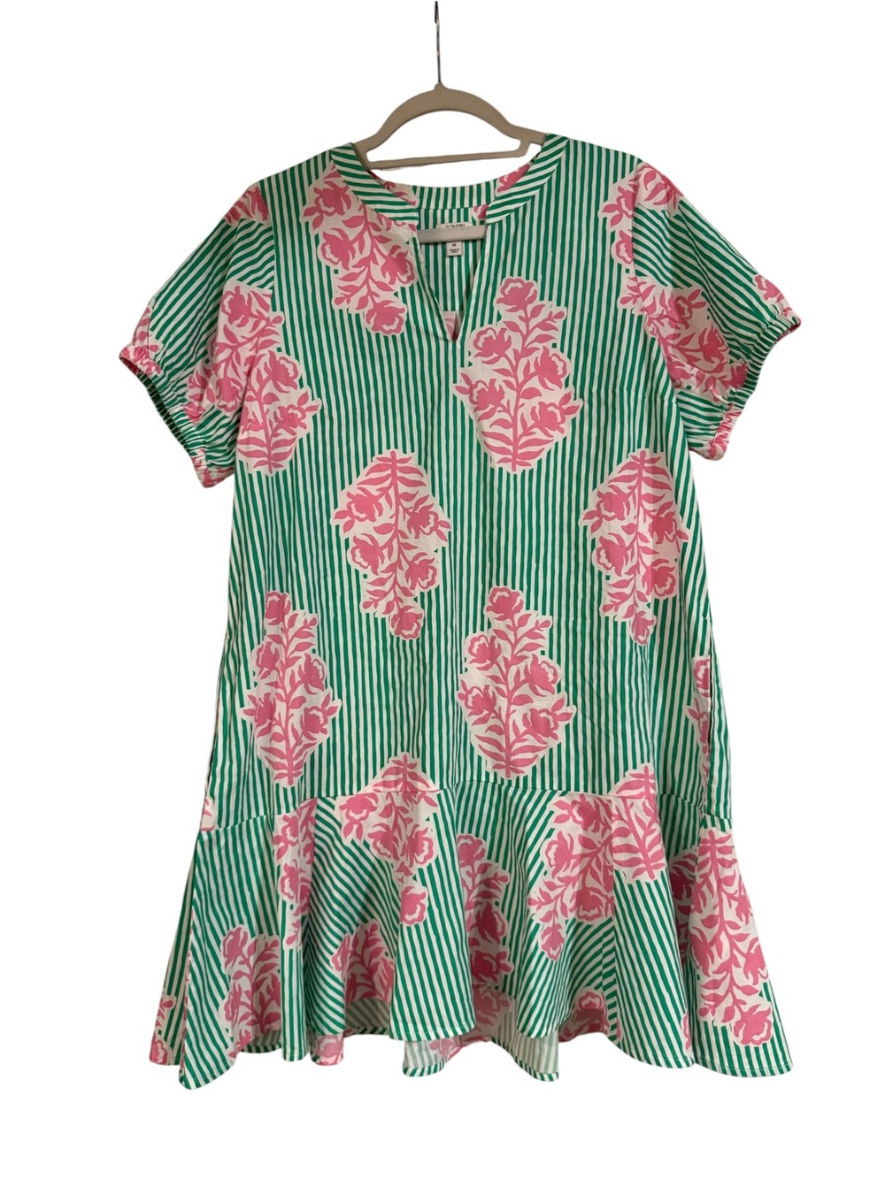 J.Crew Factory Printed Mini Shirt Dress